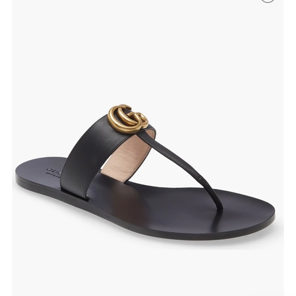 Gucci Shoes - Gucci GG T-strap sandal size 38.5EU